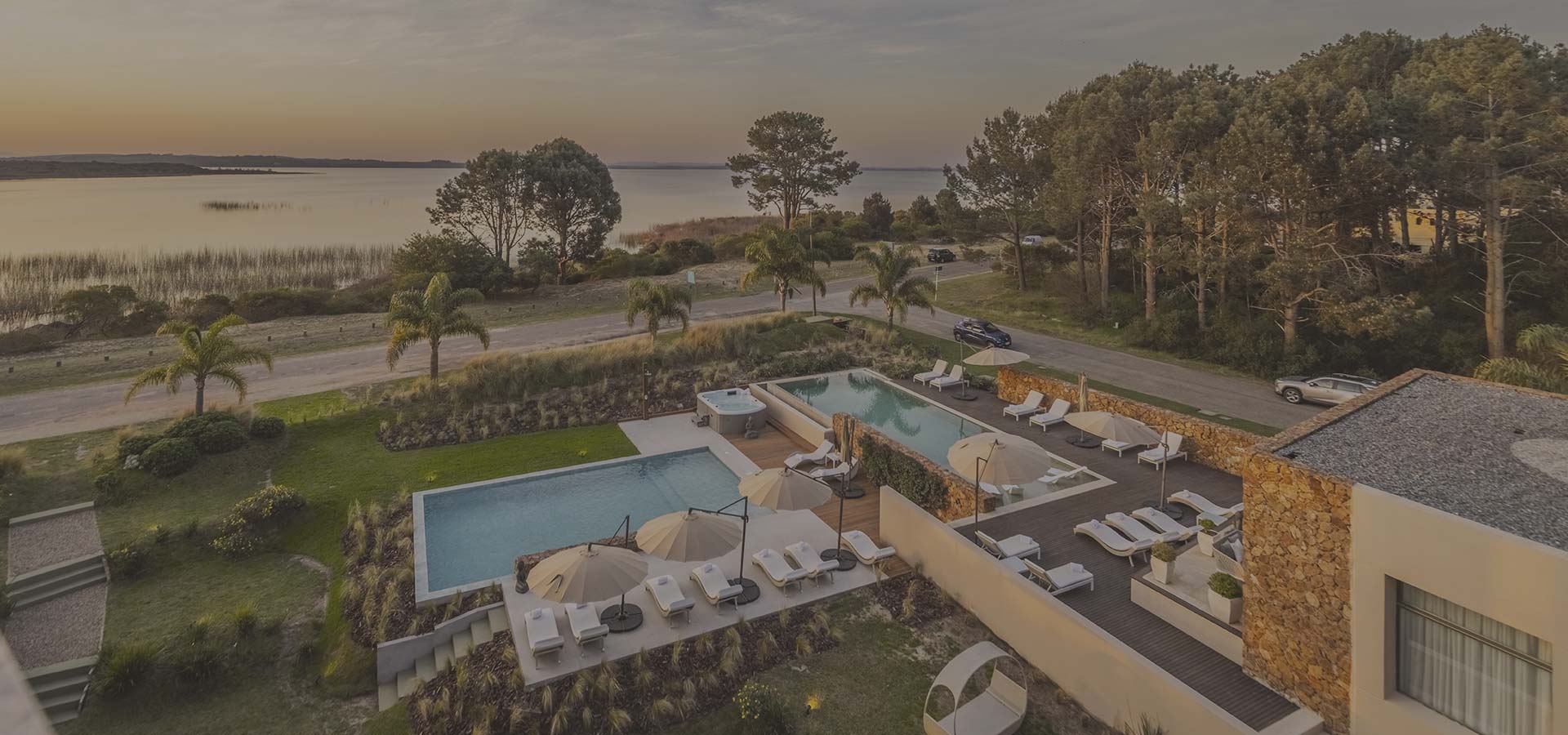 Vista exterior del spa